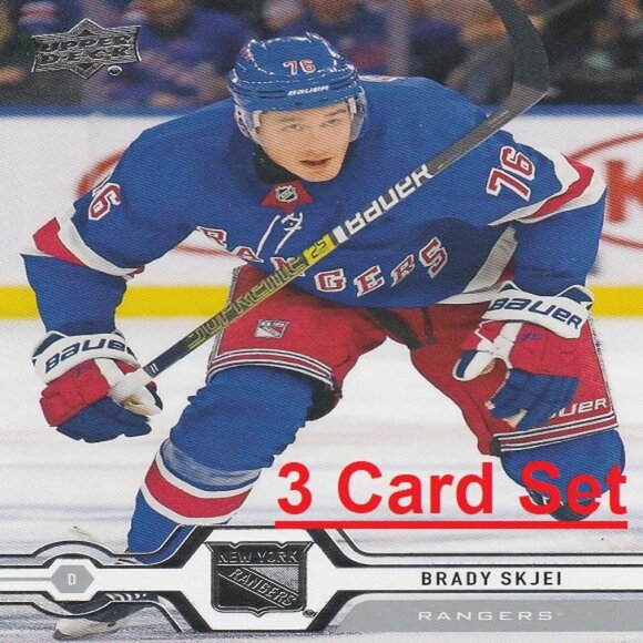 Brady Skjei NYR Hockey Card Collection - Picture 1 of 4